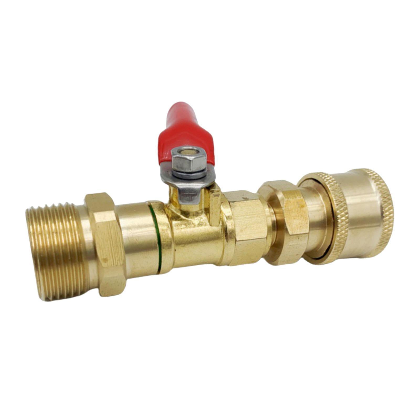 Ioensy - Kit De Válvula De Bola Para Hidrolavadora De Alta Presión, Accesorio Multiusos Para Manguera De Hidrolavadora Estilo A