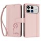 thumbnail image 3 of Funda Cartera Trébol para Xiaomi Poco F8 Pro con Ranuras Tarjetas y Carga Inalámbrica Rosa, 3 of 6