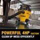 thumbnail image 3 of Aspiradora de taller DEWALT Stealthsonic DXV05P-QTA 18.9L 4HP para uso húmedo y seco, 3 of 8