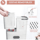 thumbnail image 2 of Cesta ropa con ruedas organizador gris Santu, 2 of 3