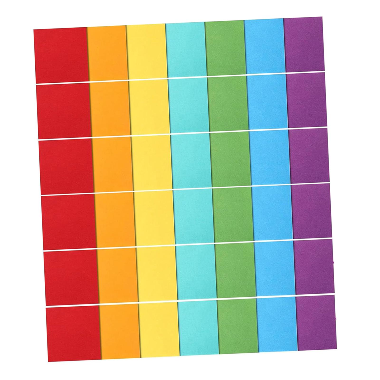 Magideal - 42 Hojas De Tela De Fieltro Suave, Hojas De Fieltro, Materiales De Patchwork De 5,9"" X 5,9"", Cuadrados De Fieltro Para Decoración De Libros Artesanale