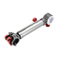 Magideal - Accesorios Para Estante De De Pesca, Conector De Herramienta De Montaje Multifuncional, Duradero, Estable, Ajustable, Rotación De 360 Grados, Gris