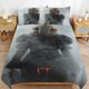 thumbnail image 1 of Pennywise Bedding Set Duvet Cover Comfortable and Lightweight Cartoon Bedding 3 Piece Bed Set, 1 of 5