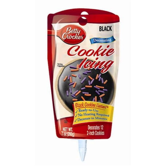 Glaseado Para Galletas Negro 200 Ml En Bolsa