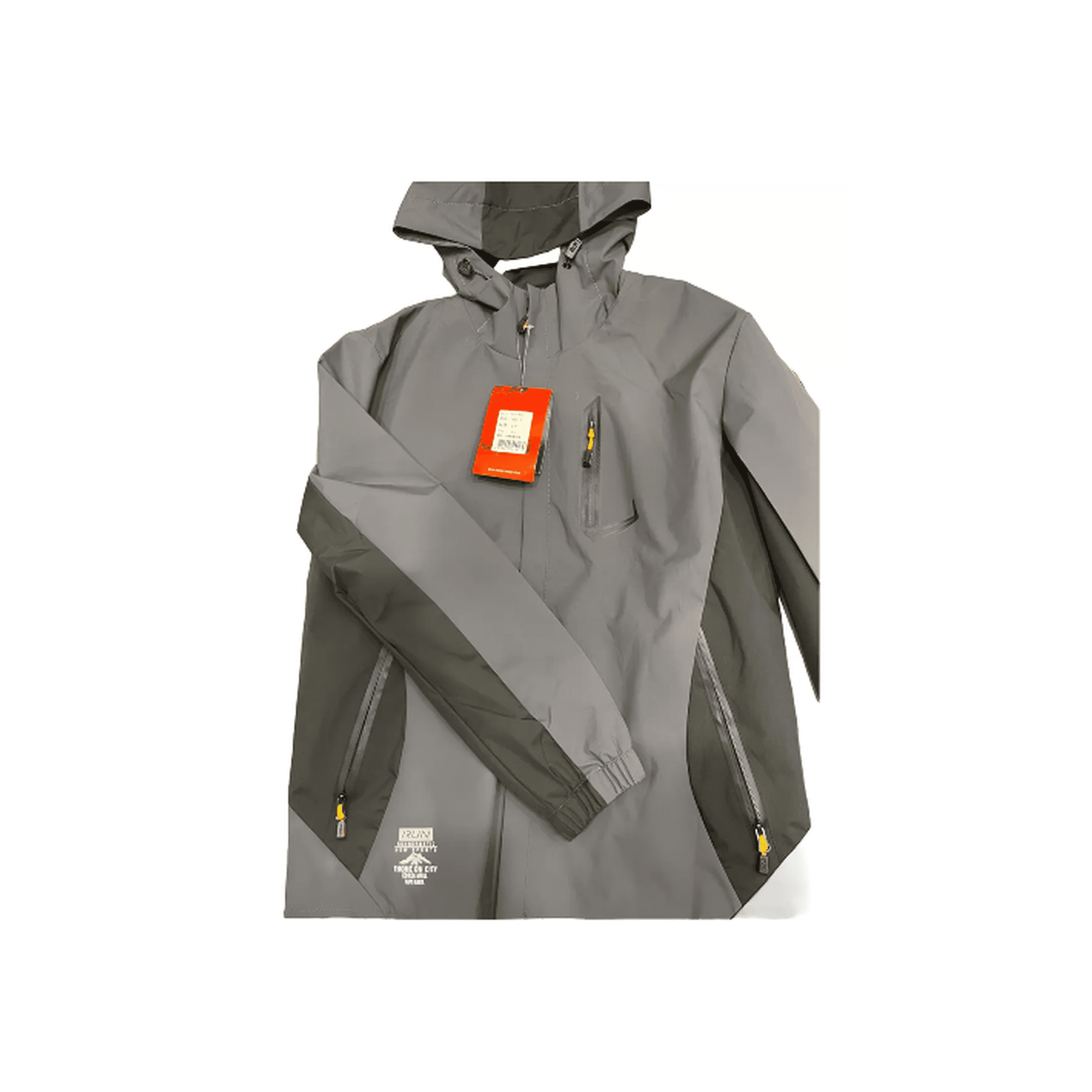 Genérico - Chaqueta Cortaviento Deportiva Ultra Liviana Micropolar Gris, Talla Xxl
