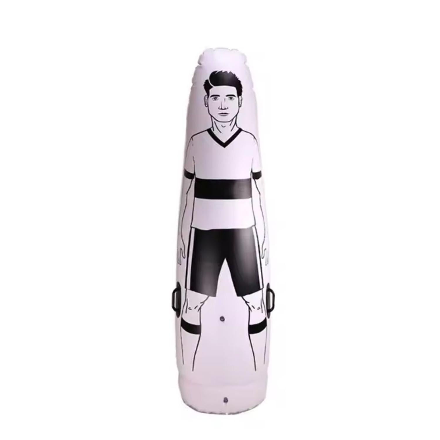 Barrera De Futbol Inflable Para Tiros Libres. 175 Cm Blanco Blanco