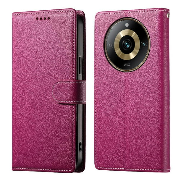 Funda para FOXDOCK Realme 11 Pro Plus 5G– Cuero Premium, 3 ranuras para tarjetas, Protección contra impactos