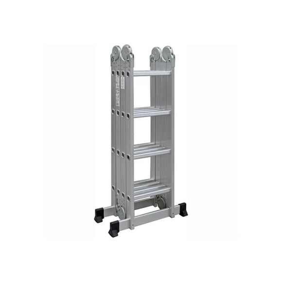 Escalera Aluminio Multiuso 4,6 Mts. 16 peldaños QRubber