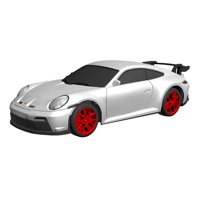 Ansaldo - Auto Radio Controlado Porsche 911 Gt3 Escala 1:22 Taiyo