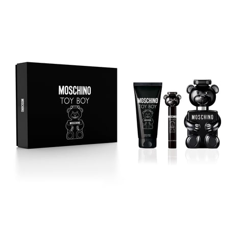 Set De Regalo De Perfume Moschino Toy Boy Para Hombre De 100 Ml Y Gel De Ducha