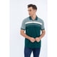 thumbnail image 3 of Polera Piqué Líneas Bicolor Hombre Algodón Primavera verano 0186, 3 of 4