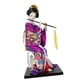 thumbnail image 5 of Figura Coleccionable De Muñeca Geisha Japonesa De 12 Pulgadas Para Decoración Del Hogar, Color Morado, 5 of 5