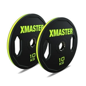 Disco Olímpico Rubber Hand Grip 10Kg (Unidad) | Xmaster