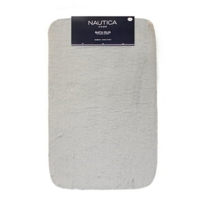 Alfombra De Baño Nautica Ultra Suave 50X80Cm Gris Claro