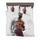 thumbnail image 1 of Lebron James Basketball Nba Quilt Duvet Cover Set Queen Double Bed Linen 3-Piece Bedding Set, 1 of 5