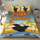 thumbnail image 1 of Johnny Bravo Conjunto de sábanas temático, trío de piezas, cómodo y amigable con la piel, diseño único, regalo de decoración para el hogar para familiares, amigos y fans, 90 cm * 190 cm, 1 of 6