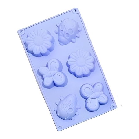 Genérico - Molde De Silicona Moldes Silicona Mariposa Flor Mariquita