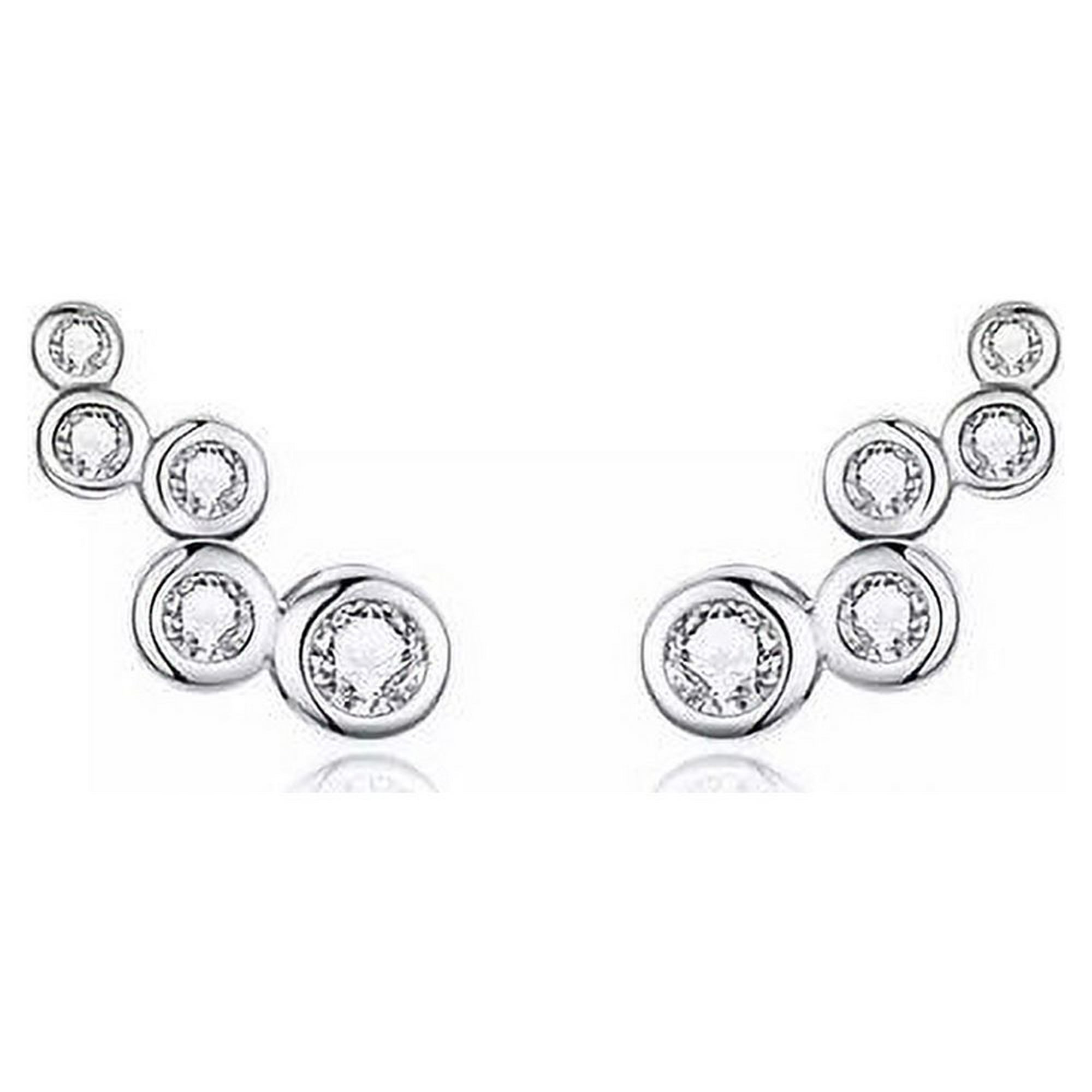 Aros Plata Mujer Circones Burbujas