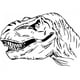 thumbnail image 1 of Decomural T-rex Head Jurassic Dinosaur WS-33626, 1 of 2