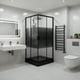 thumbnail image 5 of Shower Door Recto Strava Negro 80x80x198 Cm (incluye Receptáculo), 5 of 8