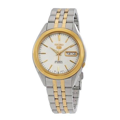Reloj Analógico Seiko Snkl24 Plateado Hombre