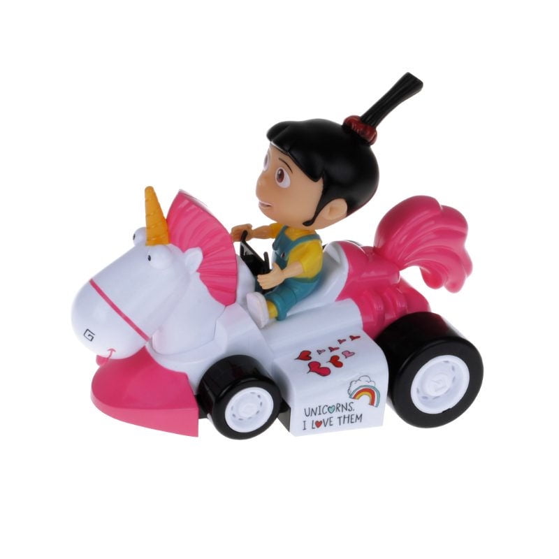 Minions - Figura De Acción Kart Bump & Go Agnes Con Sonidos Blanco