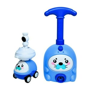 Soleio - Bombín Lanzador De Astronauta Inflador De Globos Azul