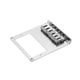 thumbnail image 4 of Piezas De Puente Humbucker Placa De Puente De Guitarra Eléctrica Puente De Guitarra Argent, 4 of 5