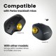 thumbnail image 5 of Bola de trackball Perixx 34 mm Acabado Brillante Dorado PERIPRO‑303 GGO, 5 of 7