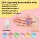 thumbnail image 2 of 24 bolas hinchables con purpurina JOYIN de 32 mm, varios colores, 2 of 8