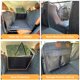 thumbnail image 4 of Extensor de asiento trasero para perros ApetsPlanet, impermeable para coches, color negro, 4 of 9