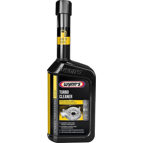 Wynn's Limpiador de Turbo Diésel 500 ml Elimina la acumulación de carbón