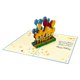 thumbnail image 1 of Tarjeta de Felicitación Designer Pop! Cumpleaños Pop‑Up 3D con Globos, 1 of 6