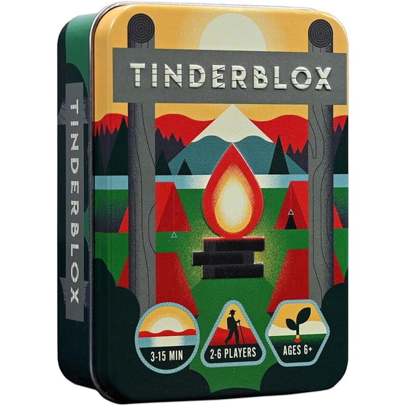 Juego de Mesa Tinderblox Alley Cat Portátil 2-6 Jugadores