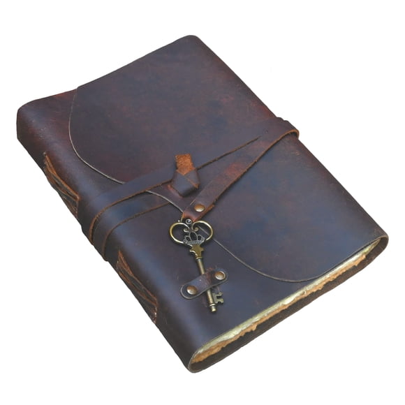 Diario de piel Modest Goods vintage de 240 páginas para mujeres y hombres