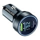 thumbnail image 1 of Cargador De Auto Doble QC3.0 USB LED Negro D49A, 1 of 6