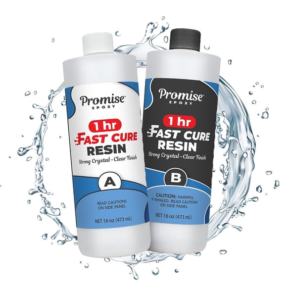 Epoxi Resin Promise de curado rápido, transparente, resistente a los rayos UV, 960 ml