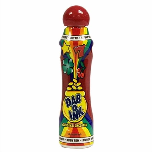 Rotulador Dab-O-Ink Rojo Rubí 80 ml para Bingo