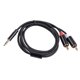 thumbnail image 2 of RCA A 3,5 Mm Para Amplificador De Teatro Cable Auxiliar Auriculares RCA A AUX 1M, 2 of 5
