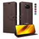 thumbnail image 5 of Premium Wallet Case for Xiaomi Poco X3/X3 Pro with Card Slots & Kickstand, Flip Cover Brown, 5 of 6