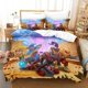 thumbnail image 2 of Game Dungeon Defenders Bedding Set Cartoon Anime three-piece set Adult Kid Bedroom Duvet cover Sets 3D Print anime home textile, 2 of 5