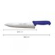 thumbnail image 3 of Cuchillo Medio Golpe Azul Hoja De 25,4 Cms., 3 of 3
