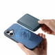 thumbnail image 5 of Funda de Cuero Magnética con Tarjetero para iPhone 16 Cubierta Delgada Azul, 5 of 5