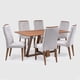 thumbnail image 1 of Comedor Avena 160&nbsp;Cm + 6 Sillas Mega Gris, 1 of 12