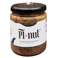 Mantequilla Crema Pasta Avellana Europea Chips Chocolate 450G - Pinut®