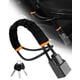 thumbnail image 1 of Cerradura de volante Tevlaphee, antirrobo, para coche, de seguridad, color negro, 1 of 7
