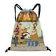 thumbnail image 1 of Open Season: Llamada de la Naturaleza Mochila de Cuerdas para Deportes y Gimnasio, Bolsa de Cuerdas Resistente al Agua, Bolsa Cinch, 30×40cm, 1 of 6