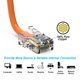 thumbnail image 4 of Cable Ethernet FireFold Cat6 15 m Naranja 550 MHz, 4 of 4