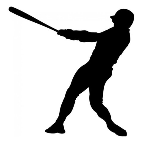 Rienda Libre Graphics - Decomural Baseball Player American Sports Ws-15742