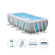 thumbnail image 3 of Piscina Estructural Intex Prisma Frame Clearview Set 400x200x122 Cm + Bomba + Escalera + Cobertor + Base, 3 of 3
